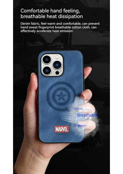 Apple IPHONE13 Marvel Captain America Tam Koruma Darbeye Dayanıklı Telefon Kılıfı (Yurt Dışından) fırsatları