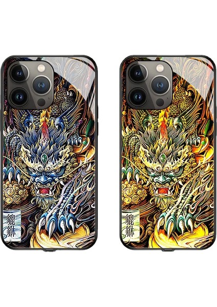 Apple IPHONE13 Gelen Çağrı Yedi Renkli Flaş Düşme Önleyici Cep Telefonu Kılıfı (Yurt Dışından)