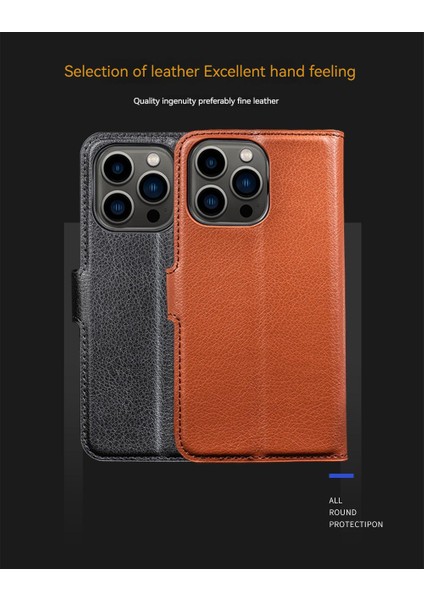 Apple iPhone 13 Pu Flip Cover Çok Yönlü Koruma Çok Fonksiyonlu Telefon Kılıfı (Yurt Dışından) fırsatları