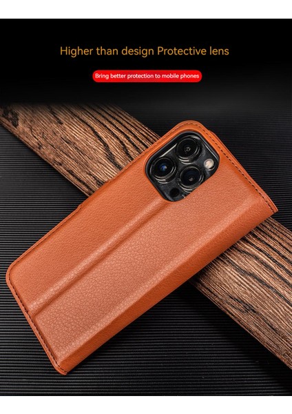 Apple iPhone 13 Pu Flip Cover Çok Yönlü Koruma Çok Fonksiyonlu Telefon Kılıfı (Yurt Dışından) indirimleri