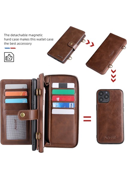 Apple iPhone 11 Çok Fonksiyonlu Cüzdan Telefon Kılıfı (Yurt Dışından) modelleri