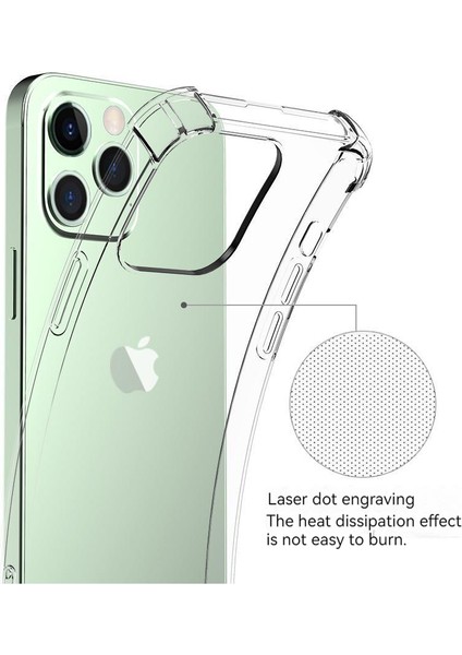 Apple iPhone 13 Şeffaf Dört Köşe Hava Yastığı Darbeye Dayanıklı Kılıf (Yurt Dışından) fiyatları