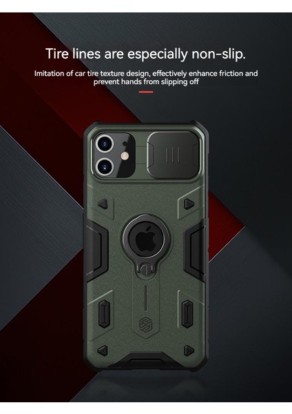 Apple iPhone 11 Lens Sürgülü Tam Koruma Cep Telefonu Kılıfı (Yurt Dışından) modelleri