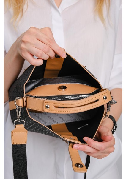 Baskı Desenli Özel Seri Çanta 4002-GD fırsatları