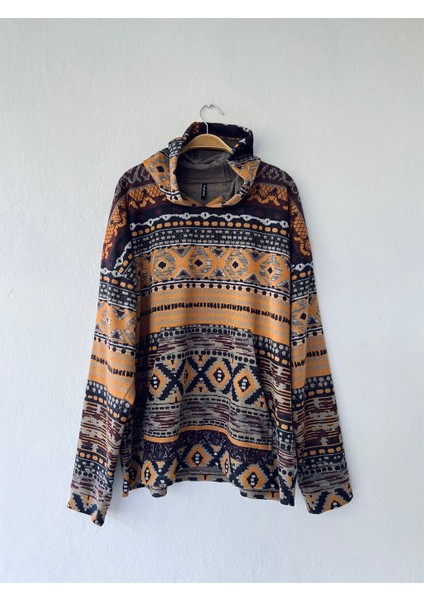 Oversize Basic Kapüşonlu Sweatshirt Unisex Çok Renkli