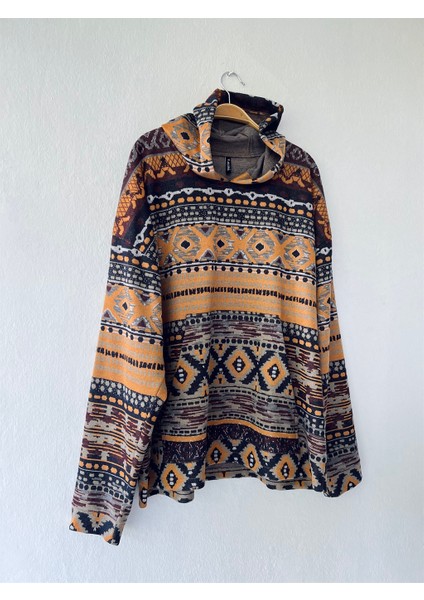 Oversize Basic Kapüşonlu Sweatshirt Unisex Çok Renkli