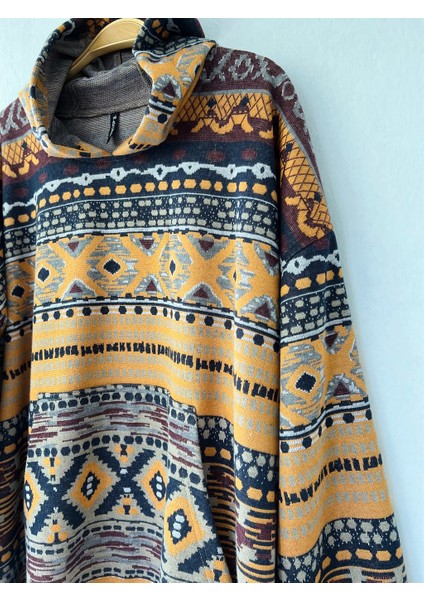 Oversize Basic Kapüşonlu Sweatshirt Unisex Çok Renkli