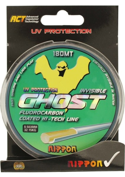 Ghost 180 mt Fluoro Carbon Misina 0,17 mm