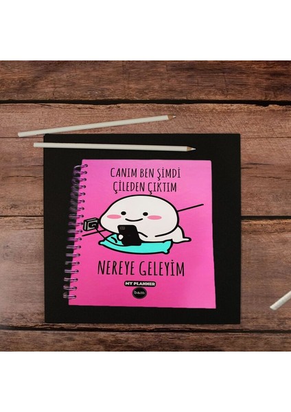 Canım Ben Şimdi Çileden Çıktım Nereye Geleyim Konuşan Ajanda Akademik Ajanda Yıllık Planlayıcı