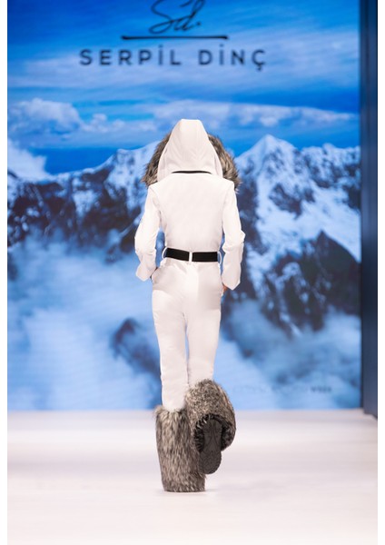 Sd Beyaz Kapüşonlu Kayak Tulumu (Tozluklu) fiyatları