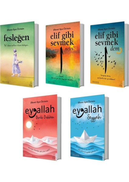 Fesleğen - Elif Gibi Sevmek: Nefes - Elif Gibi Sevmek: Dem - Eyvallah: Birlik Dükkanı - Eyvallah: Seyyah - 5 Kitap - Hikmet Anıl Öztekin