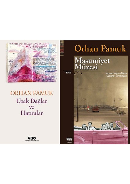 Uzak Dağlar ve Hatıralar + Masumiyet Müzesi 2 Kitap Set