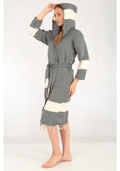 Celena Peştemal Bornoz Siyah fiyatları