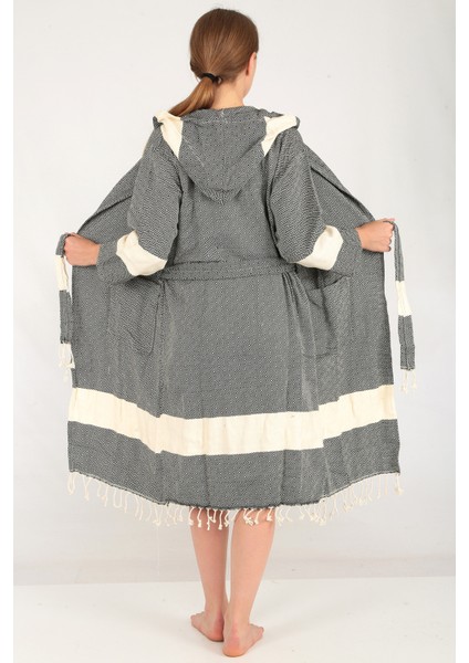 Celena Peştemal Bornoz Siyah indirimleri