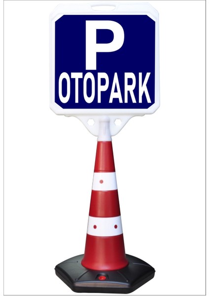 Reklam Park Dubası Uzun Jumbo 55X50 Otopark Kaldırım Yönlendirme A+ Plastik 146 cm