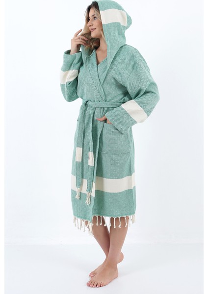 Celena Peştemal Bornoz Yeşil