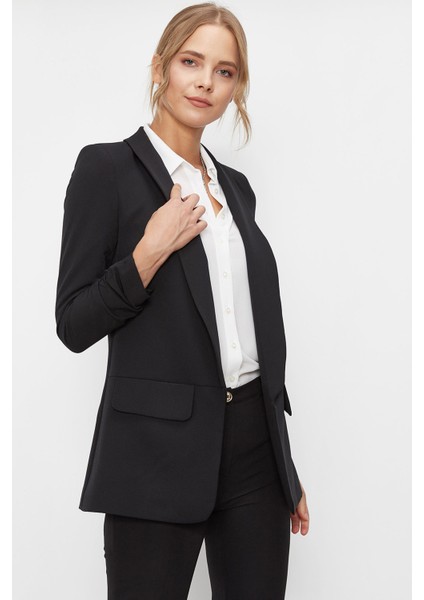 Kadın Siyah Blazer Ceket