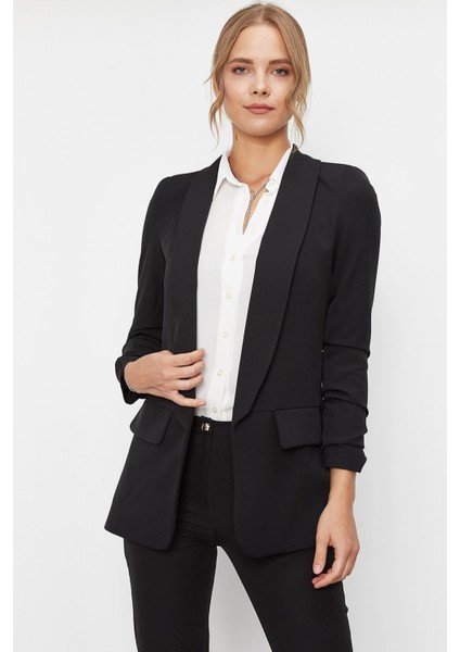Kadın Siyah Blazer Ceket