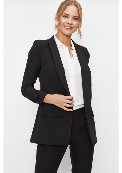 Kadın Siyah Blazer Ceket