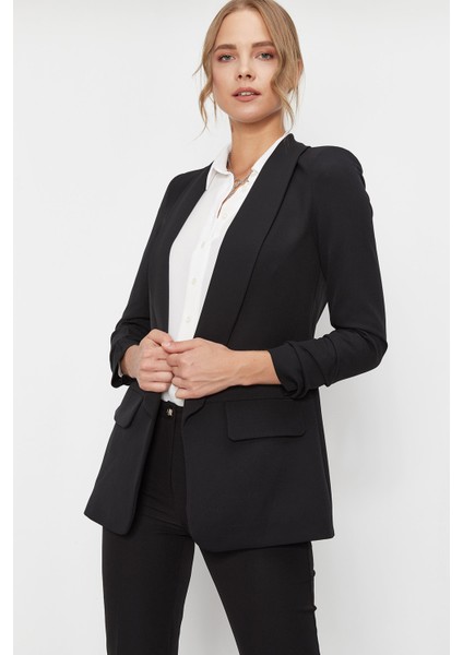 Kadın Siyah Blazer Ceket
