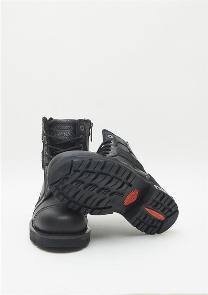 Carter Black Deri Erkek Bot