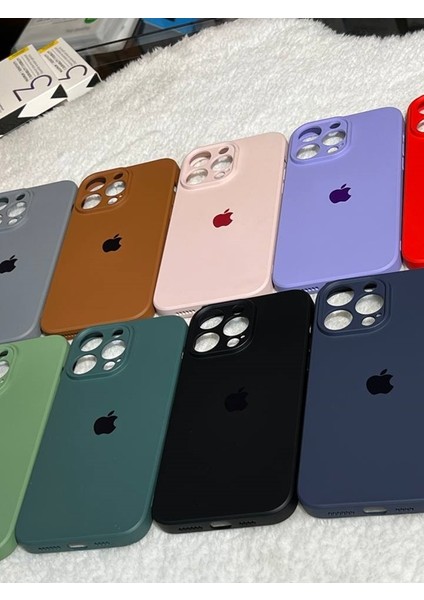 iPhone 14 Pro Uyumlu Kamera Korumalı Logolu Lansman Telefon Kılıfı