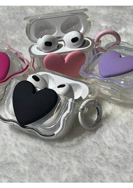 Airpods 3. Nesil Uyumlu Kalpli Şeffaf Kulaklık Kılıfı