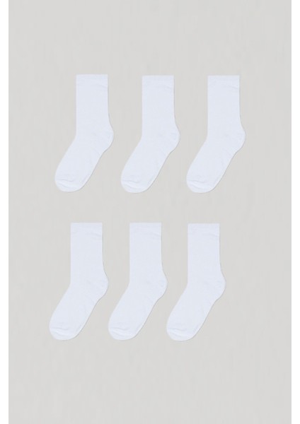 Mem Socks 6'lı Unisex Pamuk Soket Çorap