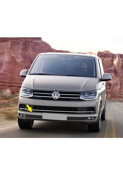 Vw Transporter T6 2016-2019 Ön Tampon Çeki Çekme Demiri Kapağı Boyanır Tip 7E0807241