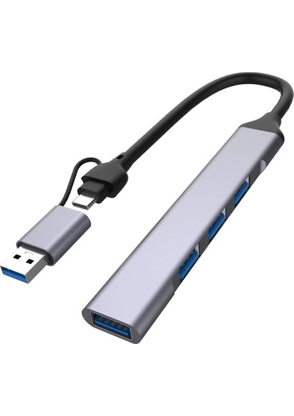 USB 3.0 Type-C 1xusb 3.0 3xusb 2.0 Hub Otg Çoğaltıcı UCA9701