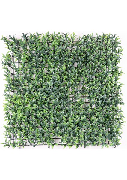 Yapay Çay Bitkisi Tabaka Yeşil 50X50 Cm. Uv Korumalı - Dış Mekan Uyum
