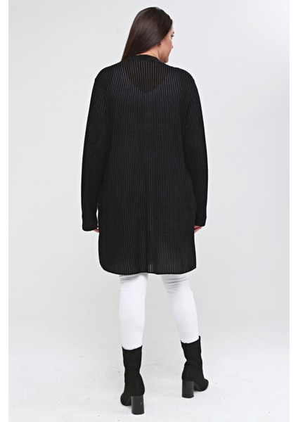 Büyük Beden Fitilli Mevsimlik Gizli Cepli Uzun Anne Hırka fırsatları