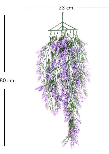 Yapay Sarmaşık Lila 80 Cm. Uv Korumalı - Dış Mekan Uyumlu fırsatları