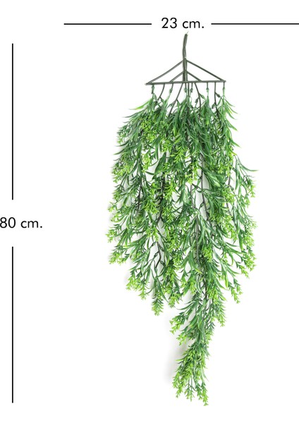Yapay Sarmaşık Yeşil 80 Cm. Uv Korumalı - Dış Mekan Uyumlu fırsatları