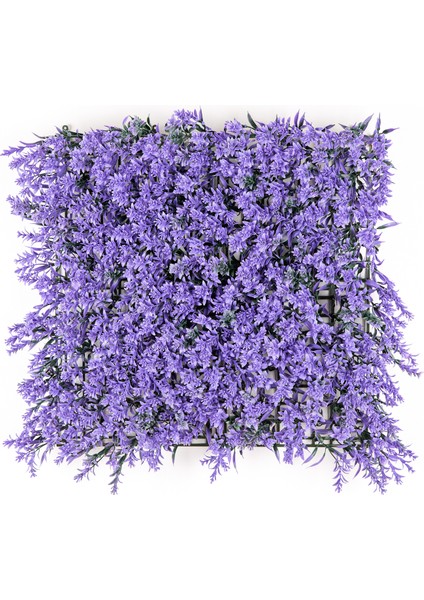 Yapay Nergis Bitki Tabaka Mor 50X50 Cm. Uv Korumalı - Dış Mekan Uyuml