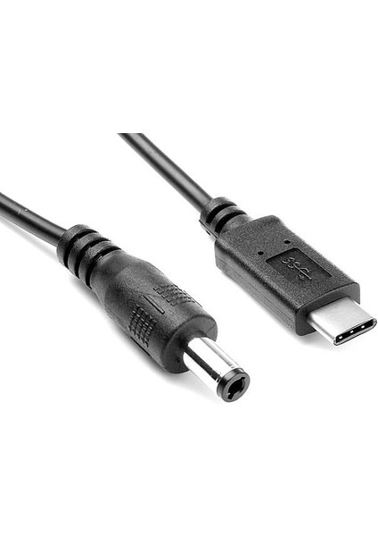 Dc 5.5x2.5 mm Erkek - USB Type-C Erkek Kablo - 20 cm fiyatları
