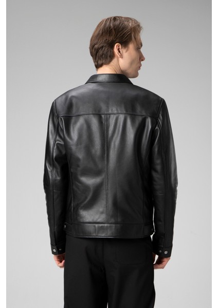 E7502 Deri Erkek Mont Slim Fit Tasarım ile Şık ve Sportif Görünüm modelleri