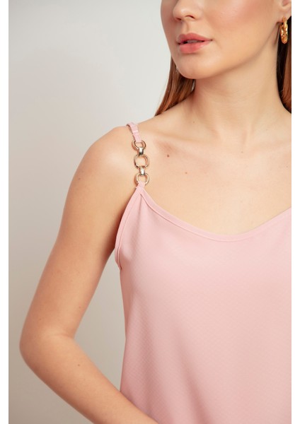 Erkek Pudra Zincirli Askılı Bluz fiyatları