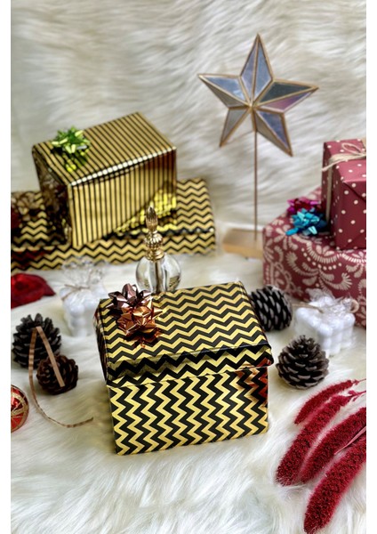 Iki Desenli Hediye Paketli 2'li Kahve Gold Fincan Takımı indirimleri