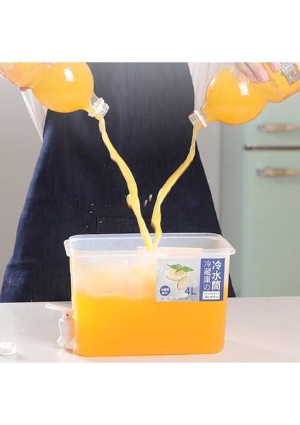 Sıcak ve Soğuk Limonata Için 4l Dispenser (Yurt Dışından)