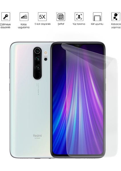 Kip GSM Xiaomi Redmi Note 8t Ekran Koruyucu Nano Temperli Esnek Koruma