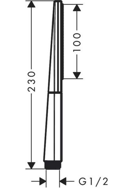 Rainfinity Baton Satin Siyah El Duşu 26866670