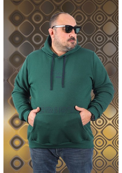 Büyük Beden Kapüşonlu Seweat Rebirth 22740 Neftı