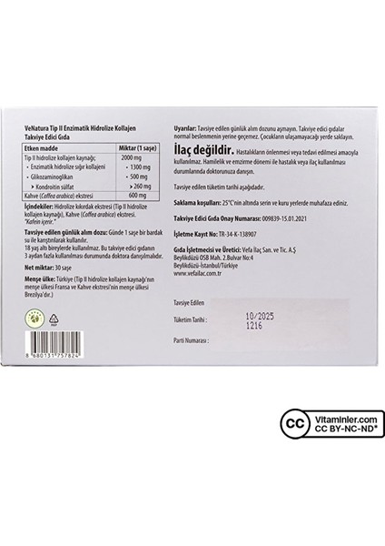 Tip Iı Enzimatik Hidrolize 30 Saşe modelleri