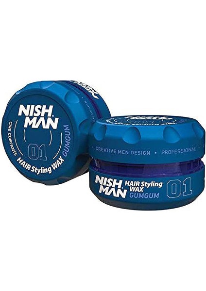 Nishman Saç Şekillendirici Wax (01 Gumgum, 150ml)