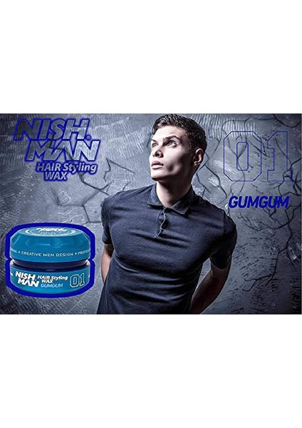 Nishman Saç Şekillendirici Wax (01 Gumgum, 150ml) modelleri