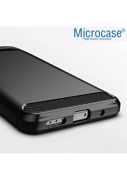 Xiaomi Redmi Note 11 Se - Redmi Note 10 5g Brushed Carbon Fiber Silikon Kılıf - Siyah