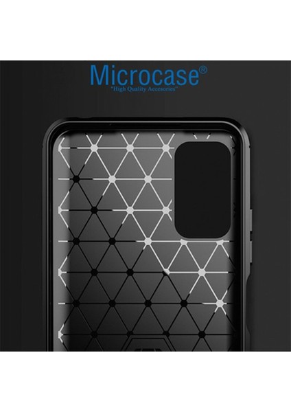 Xiaomi Redmi Note 11 Se - Redmi Note 10 5g Brushed Carbon Fiber Silikon Kılıf - Siyah