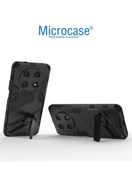 Huawei Nova Y90 Matrix Serisi Armor Standlı Perfect Koruma Kılıf - Siyah fırsatları