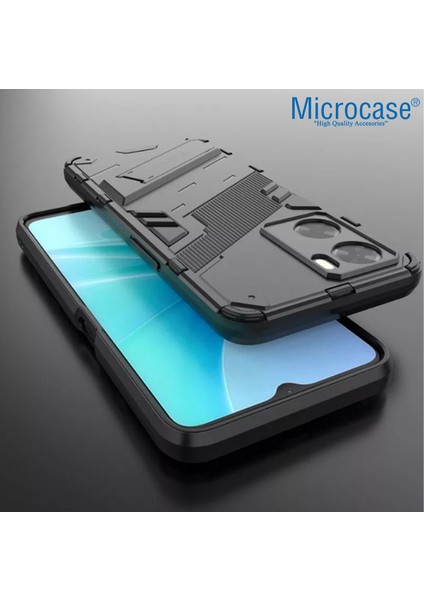 Oneplus Nord N20 Se Matrix Serisi Armor Standlı Perfect Koruma Kılıf - Siyah fırsatları